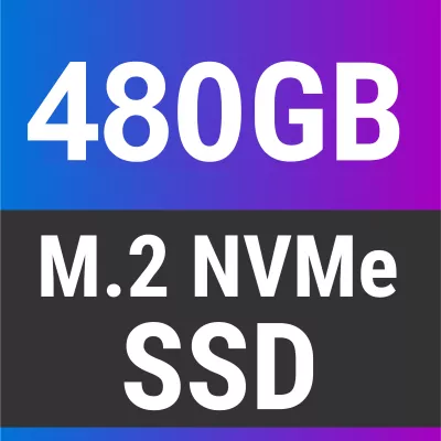 480 GB NVMe SSD M.2 High Speed