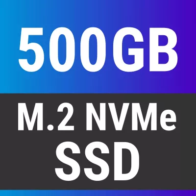 500 GB NVMe SSD M.2 High Speed